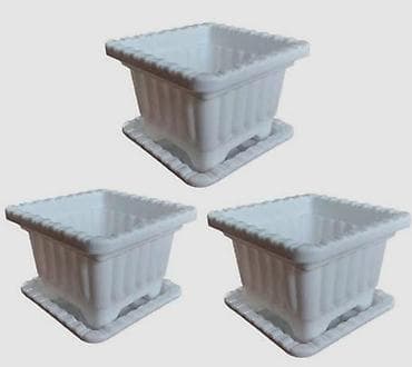 balzamin gulu: Məhsul: Dekorativ plastik güldan və balkon qutuları dəsti - Material — 5