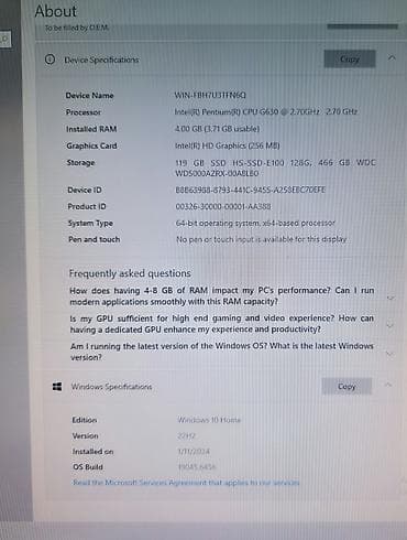 Masaüstü kompüterlər və iş stansiyaları: Masaüstü kompüter seti Komplekt: - Sistem bloku, monitor, klaviatura — 3