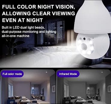 sumqa: TERUHAL 3MP Lampalı Təhlükəsizlik Kamerası - 2.4G Wi‑Fi bağlantısı — 5