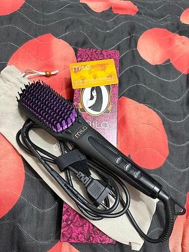 15 pro mac: Mila Hair Straightener Brush – saç düzləşdirən daraq - Brend: Mila - — 2