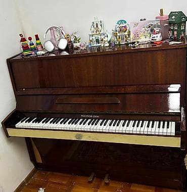 Musiqi alətləri: Rostov-Don şvertical pianino - Korpus: tünd qəhvəyi, parlaq lak — 3