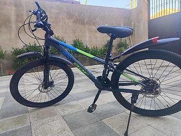 3 tekerli velosiped type 1: MTB tipli velosiped - Ölçü: 28" təkərlər - Çərçivə: yüngül alüminium — 1