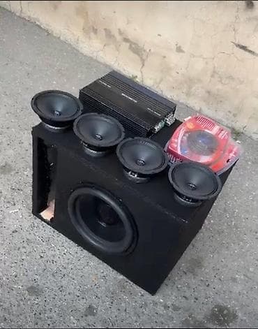 max kalonka dinamik: Avtomobil üçün komplekt audio sistemi - Subwoofer qutusu: iri həcimli — 1