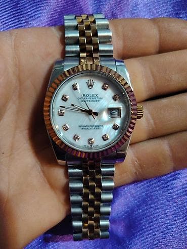 Rolex Oyster Perpetual Datejust qol saatı - Korpus: paslanmayan polad