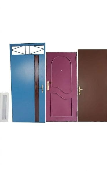 Mənzil üçün İşlənmiş Giriş qapısı 100x210 sm Zamok ilə, Zəmanətsiz, Ödənişli quraşdırma, Ünvandan götürmə, Ödənişli çatdırılma