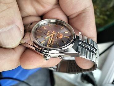 Smart qolbaqlar: İşlənmiş, Qol saatı, Orient, rəng - Gümüşü — 4