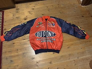 duti kurtka: DuPont Automotive Finishes NASCAR temalı ceket YENİDİR GEYİNİLMƏYİB! — 2
