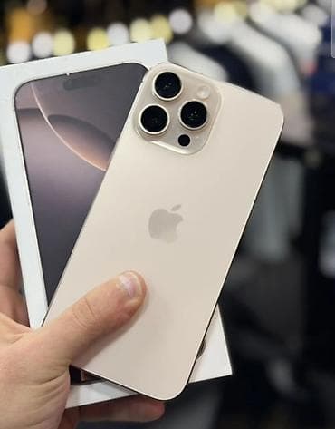 iphone 3: IPhone 16 Pro Max, 256 GB, Zəmanət, Barmaq izi, Sənədlərlə — 1