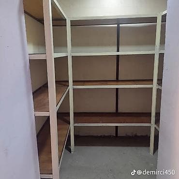 quxna mebili: Corner shelf, Metal — 4