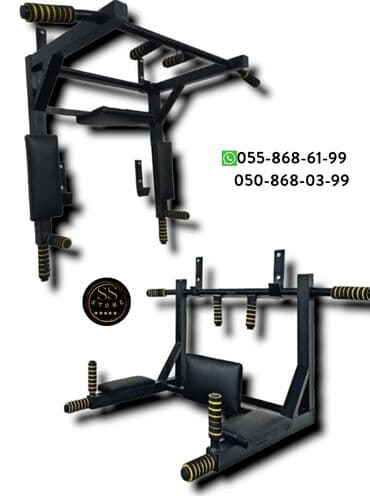 divara vurulan turnik: ➡️Turnik C 3funksiyalı =60azn Divarda sabit qalır. 150kq saxlama gücü — 8