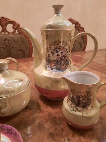 cay daslari: Çay dəsti, rəng - Sarı — 4