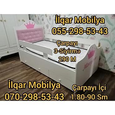 ucuz krafat: Oğlan üçün, Yeni, Çarpayı, Bazasız, Matrassız, Siyirməsiz — 3