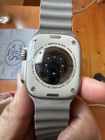 paltaryuyan suyu qizdirmir: Smart saat, Apple, Suya davamlı, rəng - Boz — 4