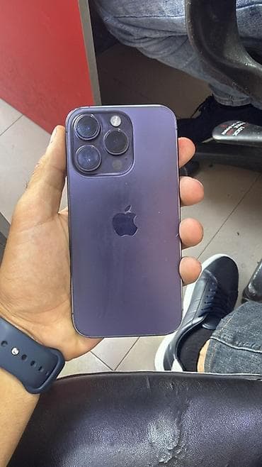 iphone 14 qiymeti: IPhone 14 Pro, 128 GB, Deep Purple, Face ID — 4