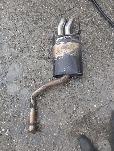 ford focus 2011: İki çıxışlı avtomobil səsboğucu (arxa tlübn) – komplekt boru ilə - — 2