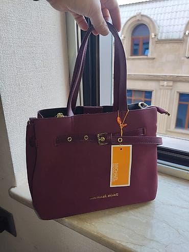 Michael Kors qadın əl çantası - Model: Tote/Shoulder bag - Rəng: Tünd
