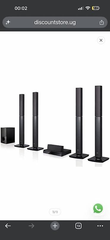 LG LHD 657Ev Kinoteatrı – hündür sütun akustikası ilə tam dəst