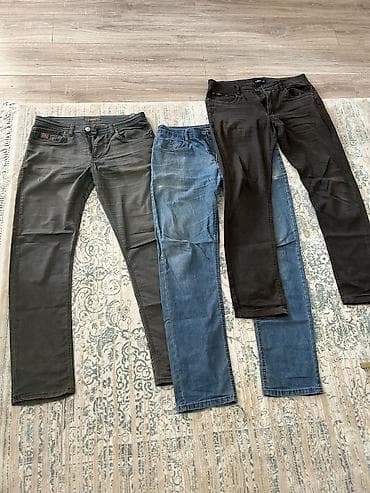 Kişi cins şalvarları dəsti - Model: Dar/kəsimli (slim fit) klassik 5