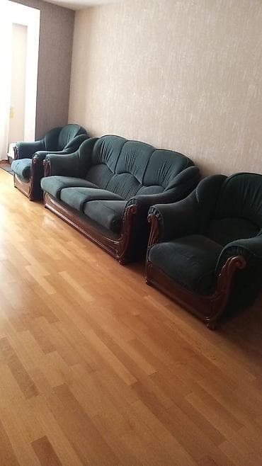 balaca divanlar: Divan və 2 ədəd kreslo Xarici bahalı mebeldir. Sadəcə üstü — 6