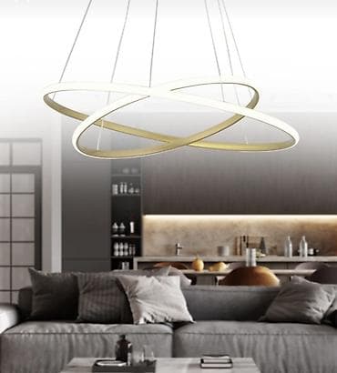 Led Çılçıraq, 2 lampa, Metal — 2