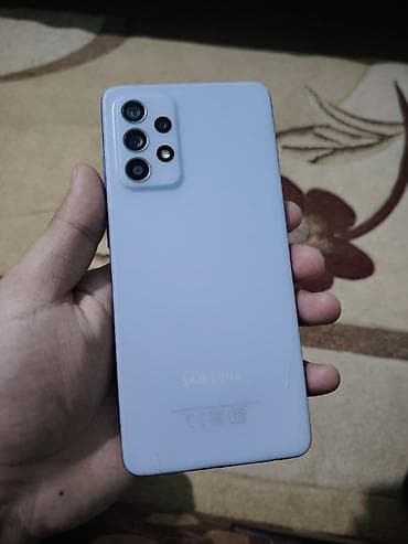 samsung pultu: Samsung Galaxy A52, 128 GB, rəng - Mavi, Barmaq izi — 2