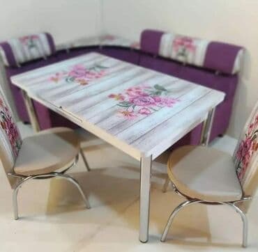 stol və stul dəstləri: 🇹🇷Türk istehsalı Möhtəşəm ✨✨ Kuxna üçün stol stul dəsti 2 stul 1 — 6