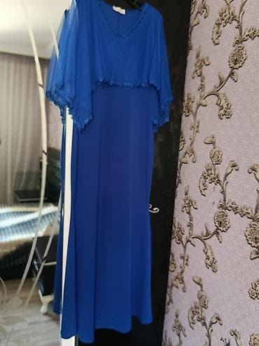 şifon don: XL ölçü, balıq fason mavi don. - Rəng: parlaq kobalt/mavi - Fason — 3