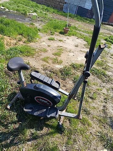 trenajor tutacaqları: TA SPORT 2-si 1-də velotrenajor/elliptik (Air Elliptical Cross — 2