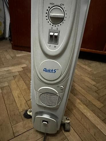 ev qizdiran: Yağ radiatoru – Quick5 - 9 bölməli yağlı radiator, təkərlərlə asan — 2