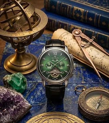 amerika saati: Yeni, Qol saatı, Patek Phillipe, rəng - Yaşıl — 2