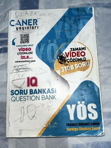 YÖS İQ Caner yayınları çözümlü soru bankası (4azn) Tasarı yayınları