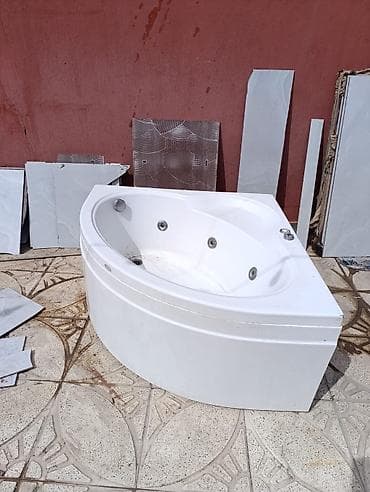 kala bitkisi haqqinda melumat: Künc yerləşdirməli hidromasajlı vanna - Forma: sağ və ya sol künc — 1