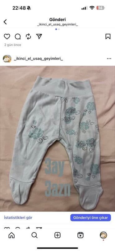 predo pampers 1: Uşaq geyimləri paketi – müxtəlif ölçü və modellər - Sarı rəngli — 43