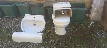 Hamam/sanitar dəst - Unitaz gövdəsi və üst sistern korpusu - Çanaq