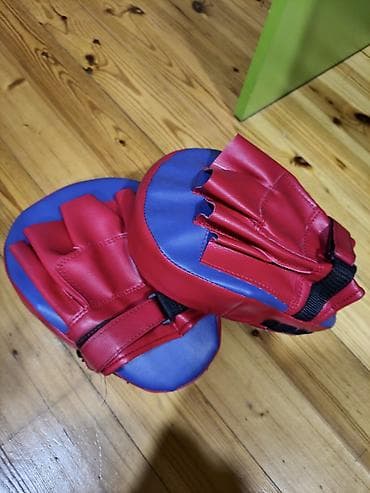 Everlast fokus yastıqları (mitts) – cüt. - Rəng: mavi/qırmızı, ön — 2