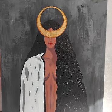 gəmi şəkilləri: İntuisiya. Aydınlıq və qaranlıq arasında. 80×90 Kətan üzərində akril — 5