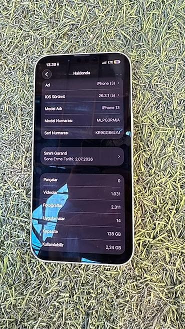 IPhone 13, 128 GB, Ağ, Zəmanət