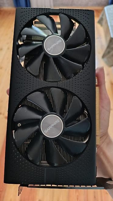 компьютер: Видеокарта для ПК ЖК Sapphire Radeon RX 580, 8 ГБ, Б/у — 7