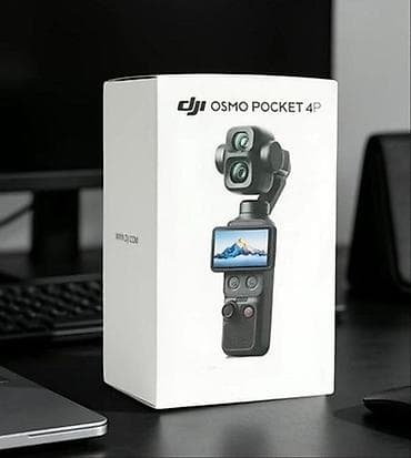 dji osmo 8: DJI Osmo Pocket 4P – cib ölçülü, 3 oxlu stabilizatorlu ağıllı kamera — 1