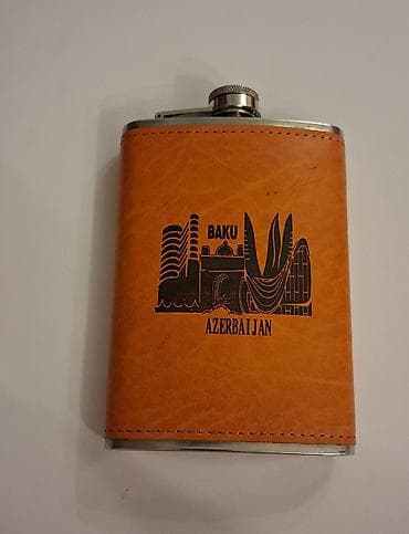 Hərbi üslublu metal flakon - Material: metal gövdə, vintli metal