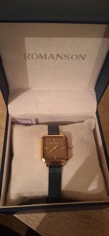 saat romanson: Qol saatı, Romanson, rəng - Qızılı — 1