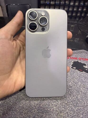 apple x ikinci el: IPhone 15 Pro Max, 256 GB, Natural Titanium, Face ID — 1