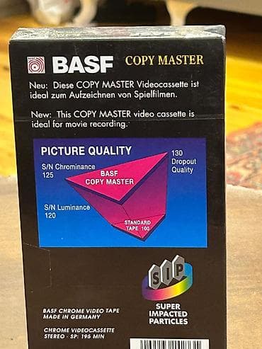 kassetler: BASF E-195 Copy Master – xrom video kaset - Model: E-195 Copy Master — 2
