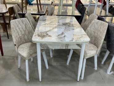 stulların satışı: Möhtəşəm ✨✨ Kuxna üçün stol stul dəsti 4 stul 1 açılan masa✨ Masa — 2