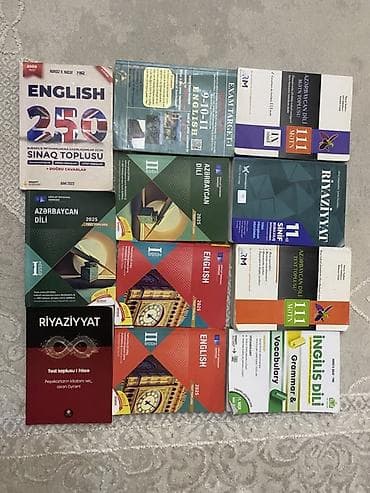 Ucuz qiymətə təp təzə Məktəb və qəbul imtahanlarına hazırlaşanlar