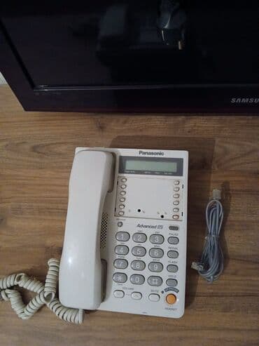 050 210 nomreler: Stasionar telefon Panasonic, Simli, İşlənmiş, Ünvandan götürmə, Pulsuz çatdırılma — 1