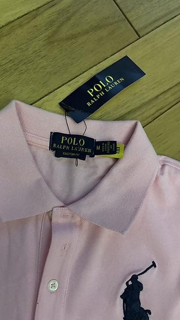 Мужская одежда: Мужское поло, Ralph Lauren, M, цвет - Розовый — 3