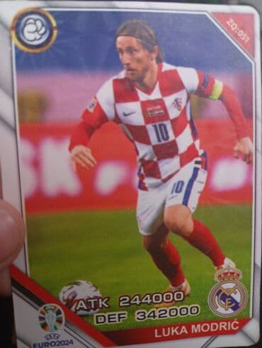 Futbol kolleksiya kartları dəsti Tərkib və xüsusiyyətlər: - Tematik — 15