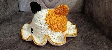 Dəstlər: Xəttli toxunma uşaq panaması – pişik temalı - Model: əl ilə toxunmuş — 5