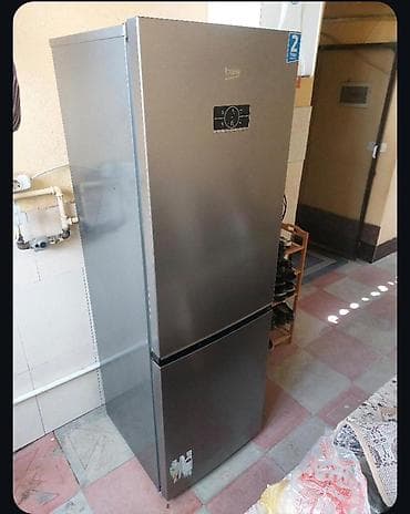 Beko iki qapılı soyuducu (alt kameralı dondurucu) - Rəng: inox/gümüşü